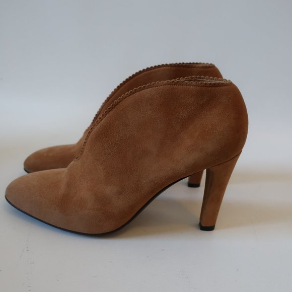 FRATELLI ROSSETTI TAN SUEDE ANKLE BOOTIES SZ 40 EUR/US 10* - Picture 3 of 7